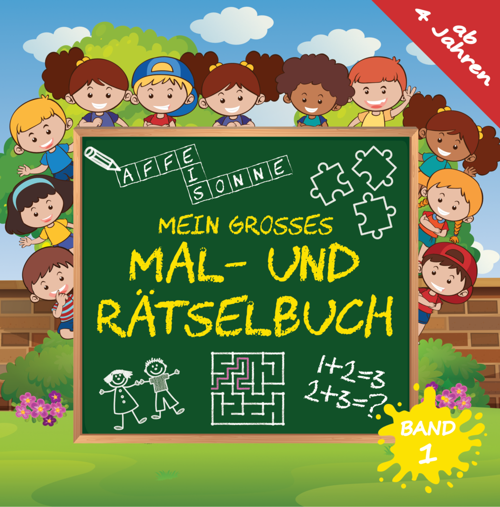 Cover Mal und Rätselbuch Band 1